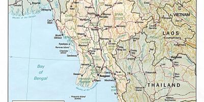 Op die regte pad Myanmar kaart
